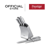PRESTIGE COOK'S KNIVES 5 PIECE SS KNIFE BLOCK SET (50417-C)